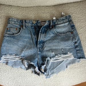 Denim’s shorts,size 4 light blue
